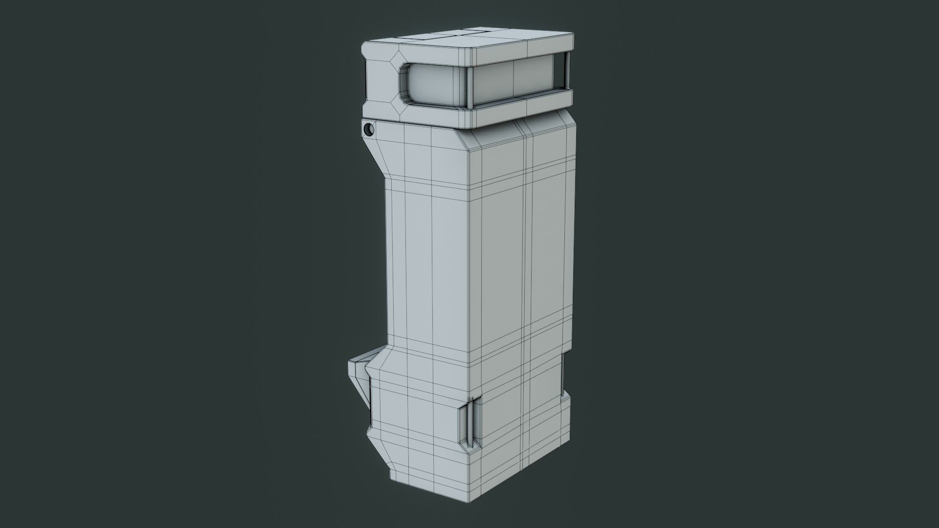 Sci-Fi Computer - Game Ready - PBR Low-poly 3D model_13