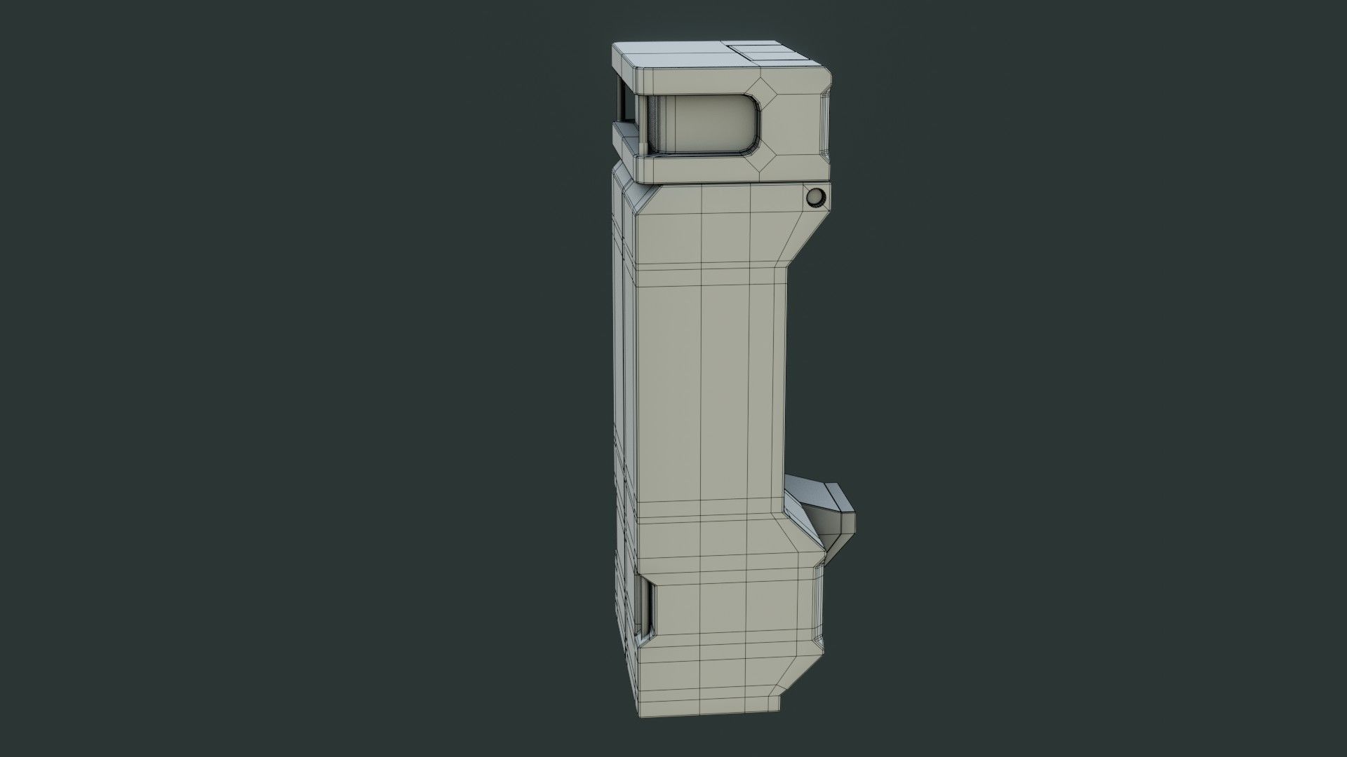 Sci-Fi Computer - Game Ready - PBR Low-poly 3D model_16