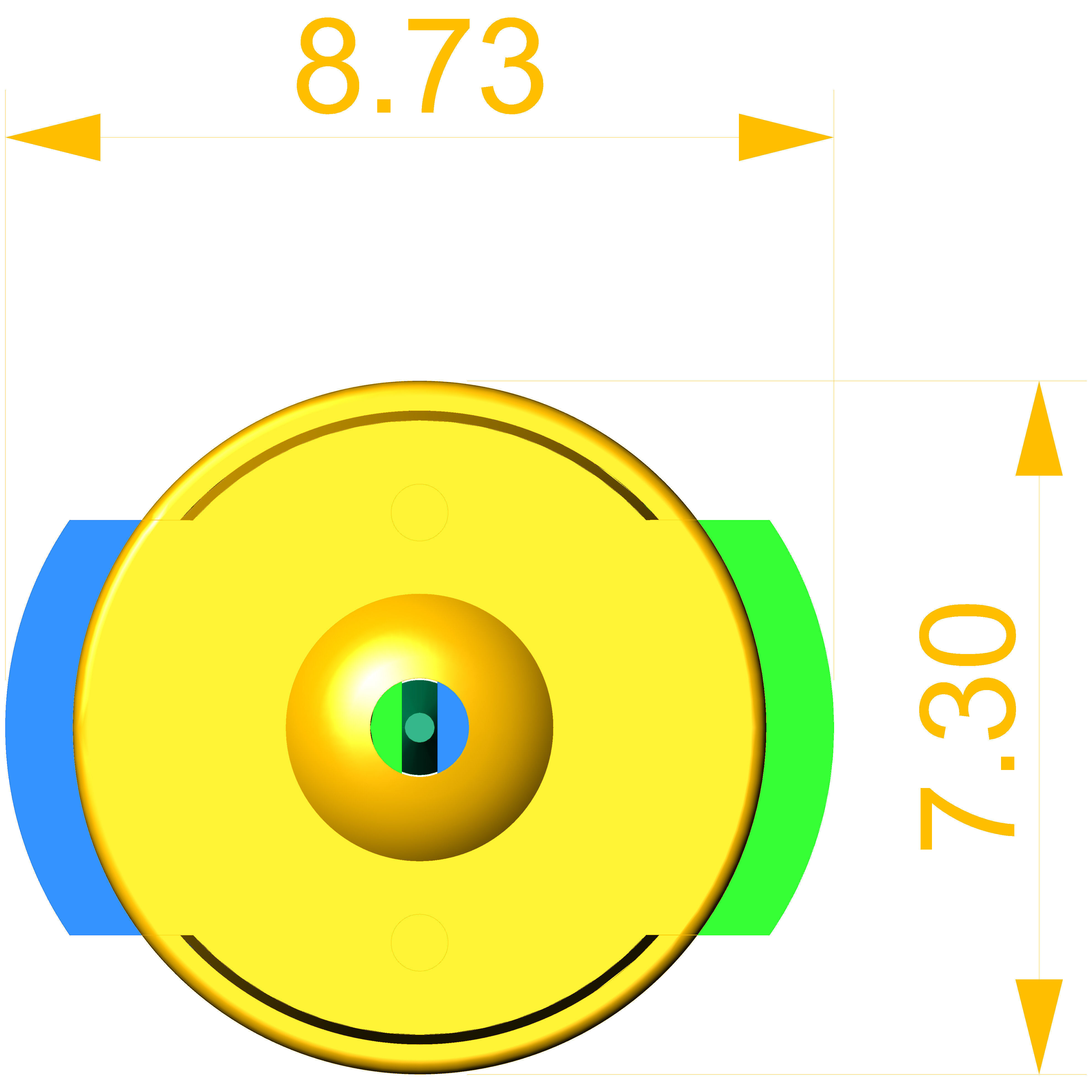 alpa system earrings backs Guardian Earring Fittings 3D print model_8