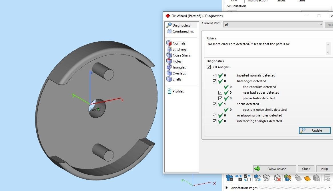 alpa system earrings backs Guardian Earring Fittings 3D print model_11