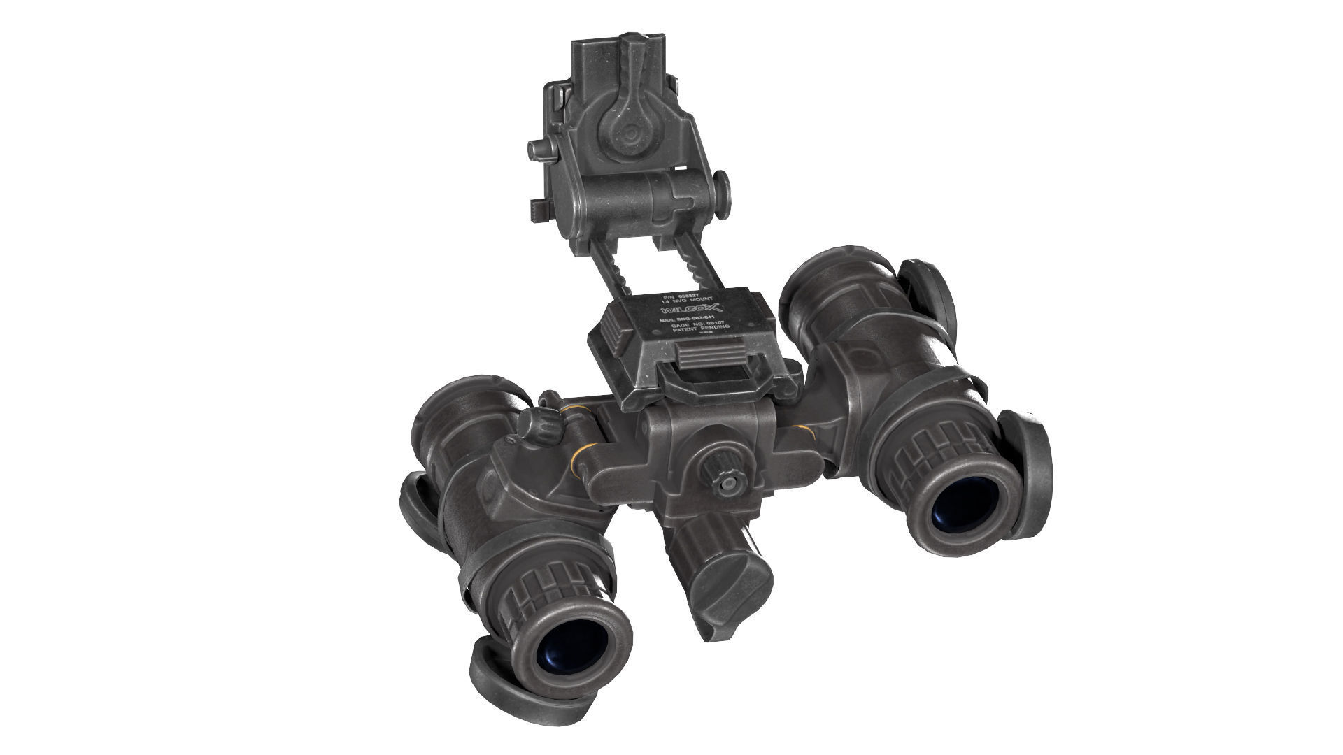 PVS-31 NIGHT VISION GOGGLE Low-poly 3D model_4