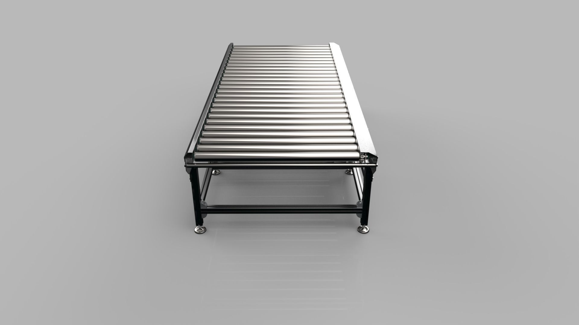 Roller Conveyor 1000mm 3D model 3D model_6
