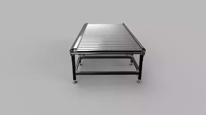 Roller Conveyor 1000mm 3D model