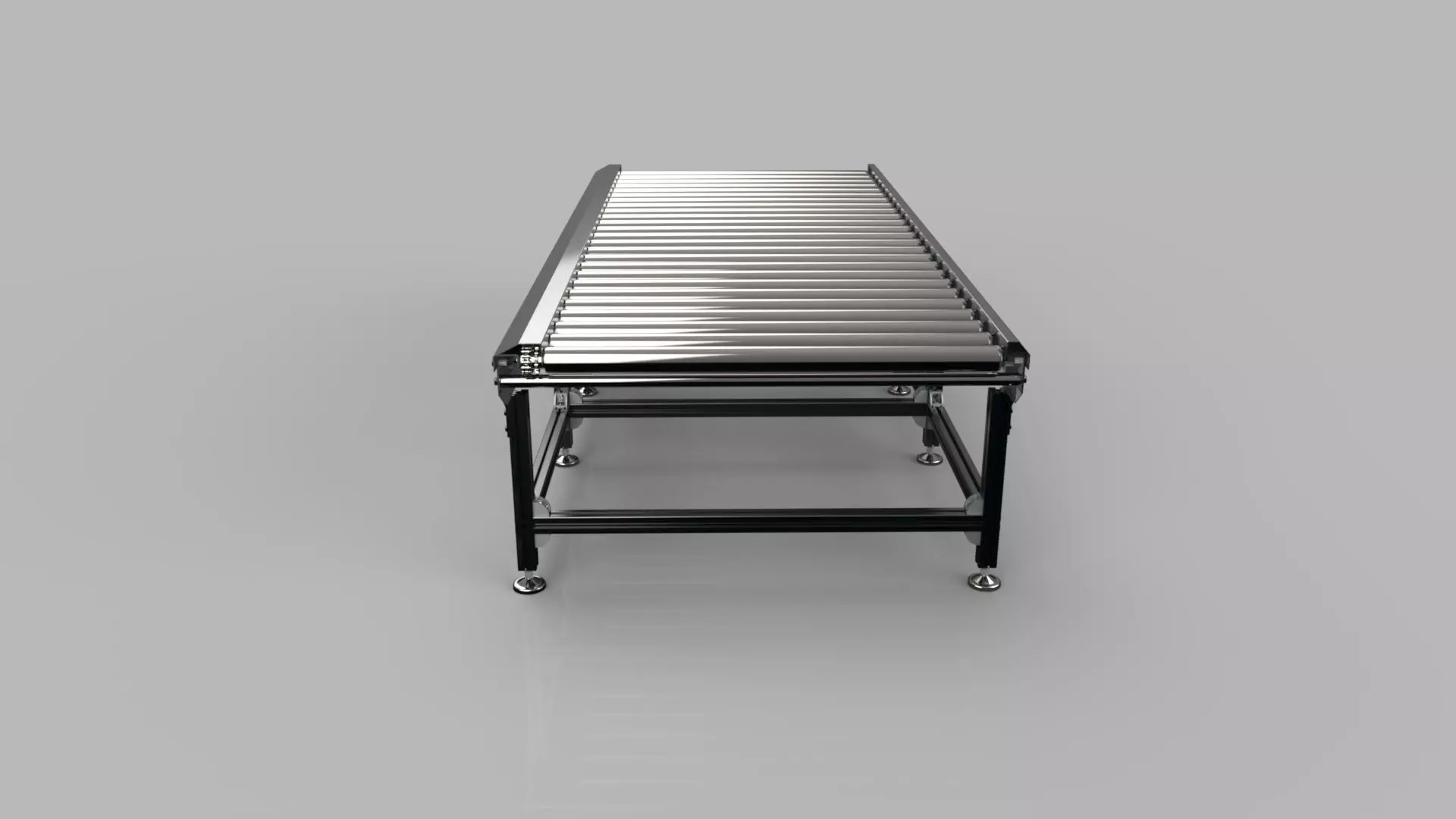 Roller Conveyor 1000mm 3D model 3D model_0