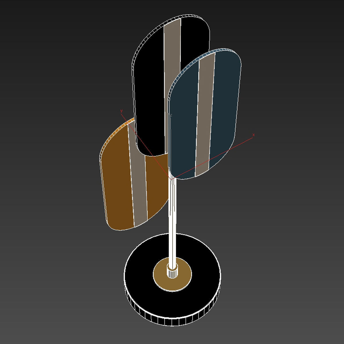 Liang and Emil decorative  STIJL sculpture 3D model_6