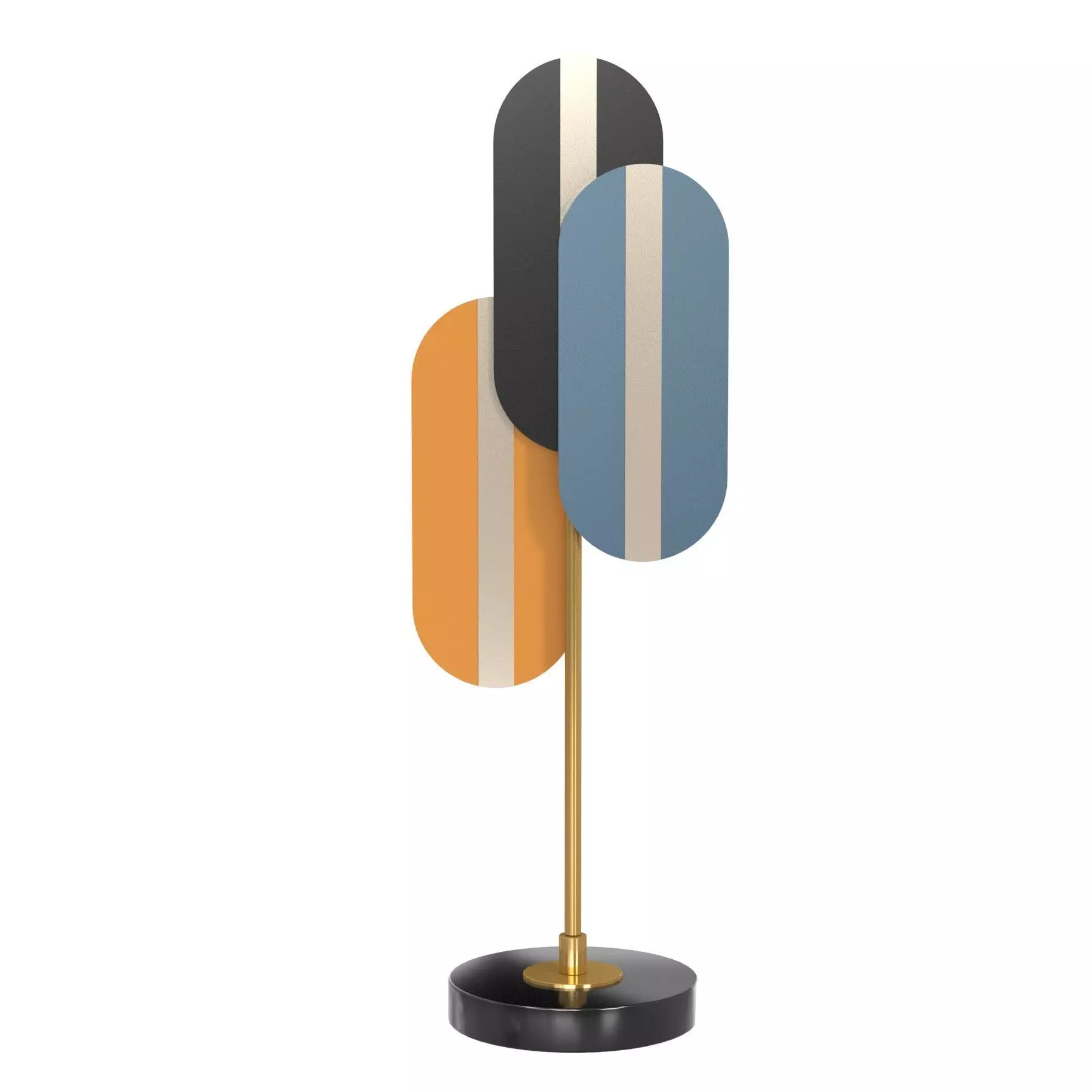 Liang and Emil decorative  STIJL sculpture 3D model_0