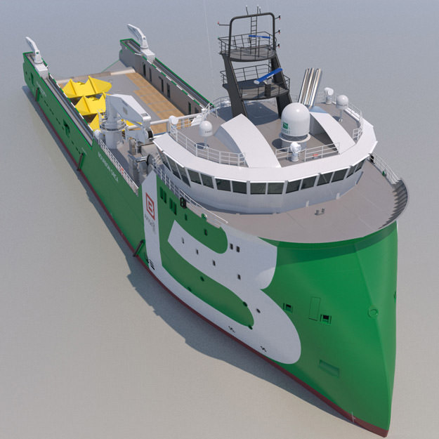 Anchor Handling Tug Supply Vessel BOURBON ORCA 3D model_19