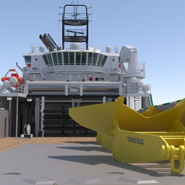 Anchor Handling Tug Supply Vessel BOURBON ORCA 3D model_13