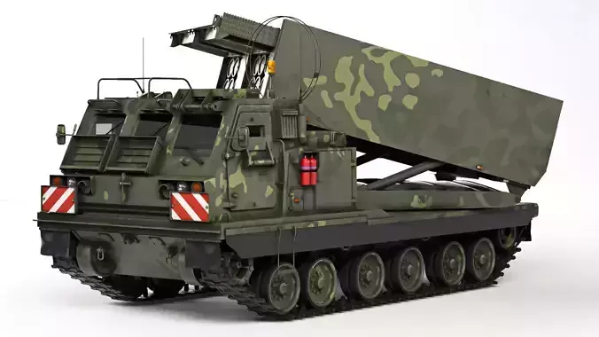 MLRS Mars II 1996 3D model