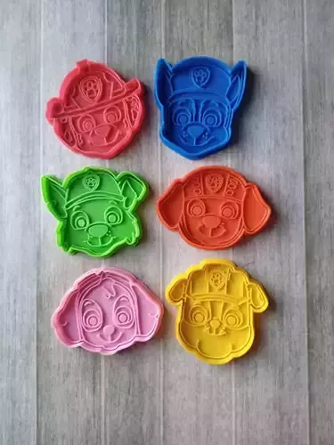 PAW PATROL CORTANTES DE GALLETAS