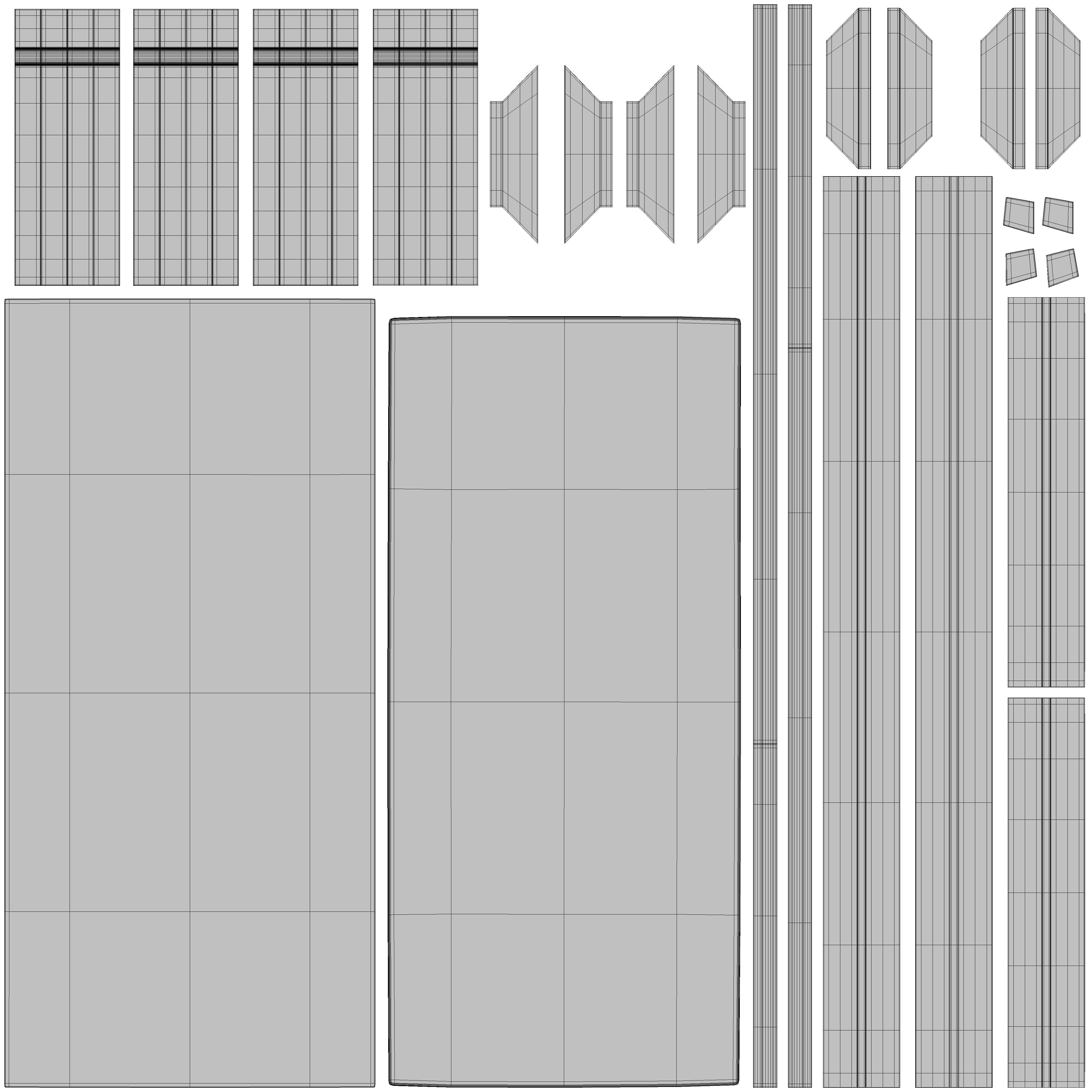 Coffe table PBR 3D model_7