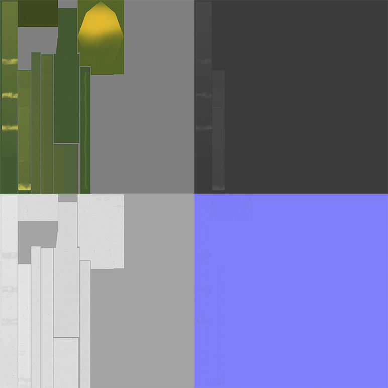 Dill Plant 3D model_12