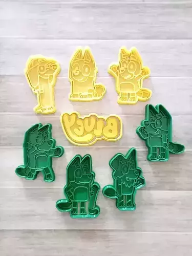 BLUEY CORTANTES DE GALLETAS 