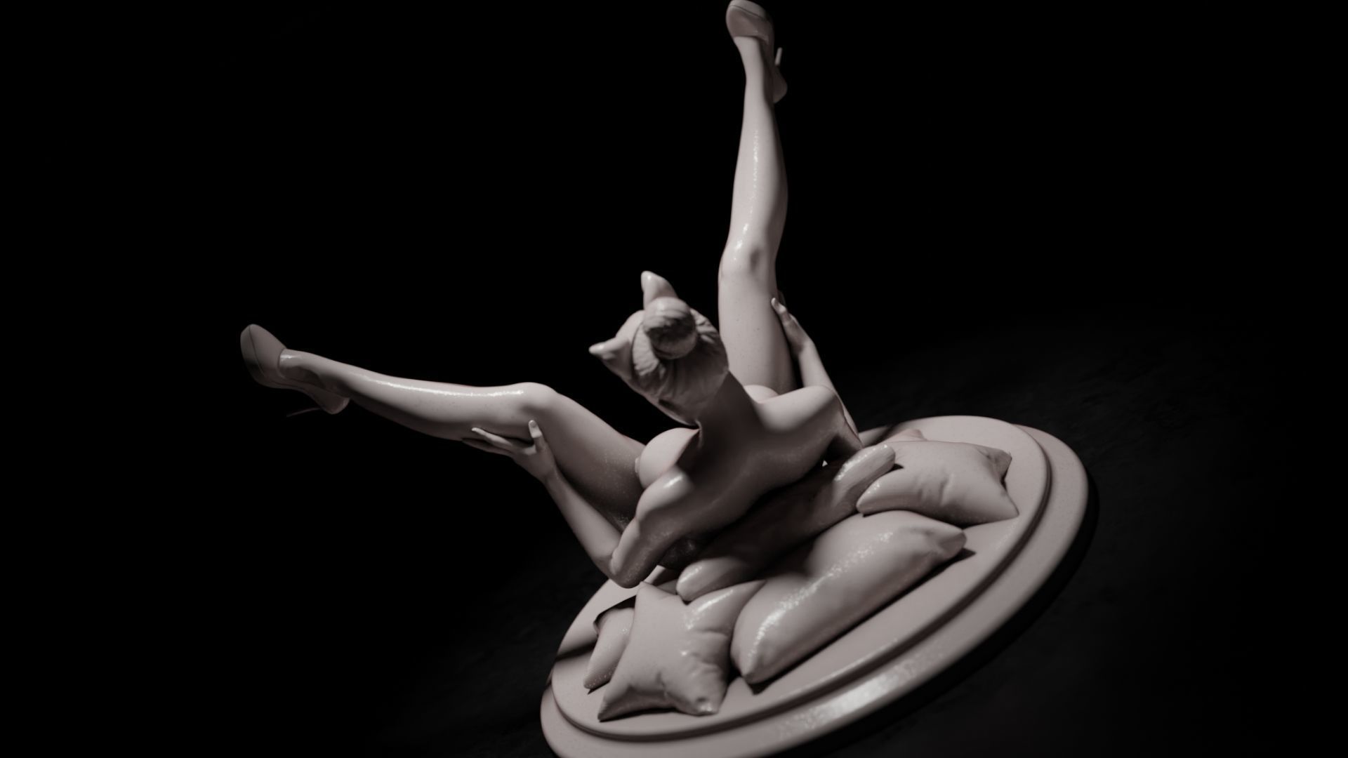 Sexy girl 41 3D print model_4