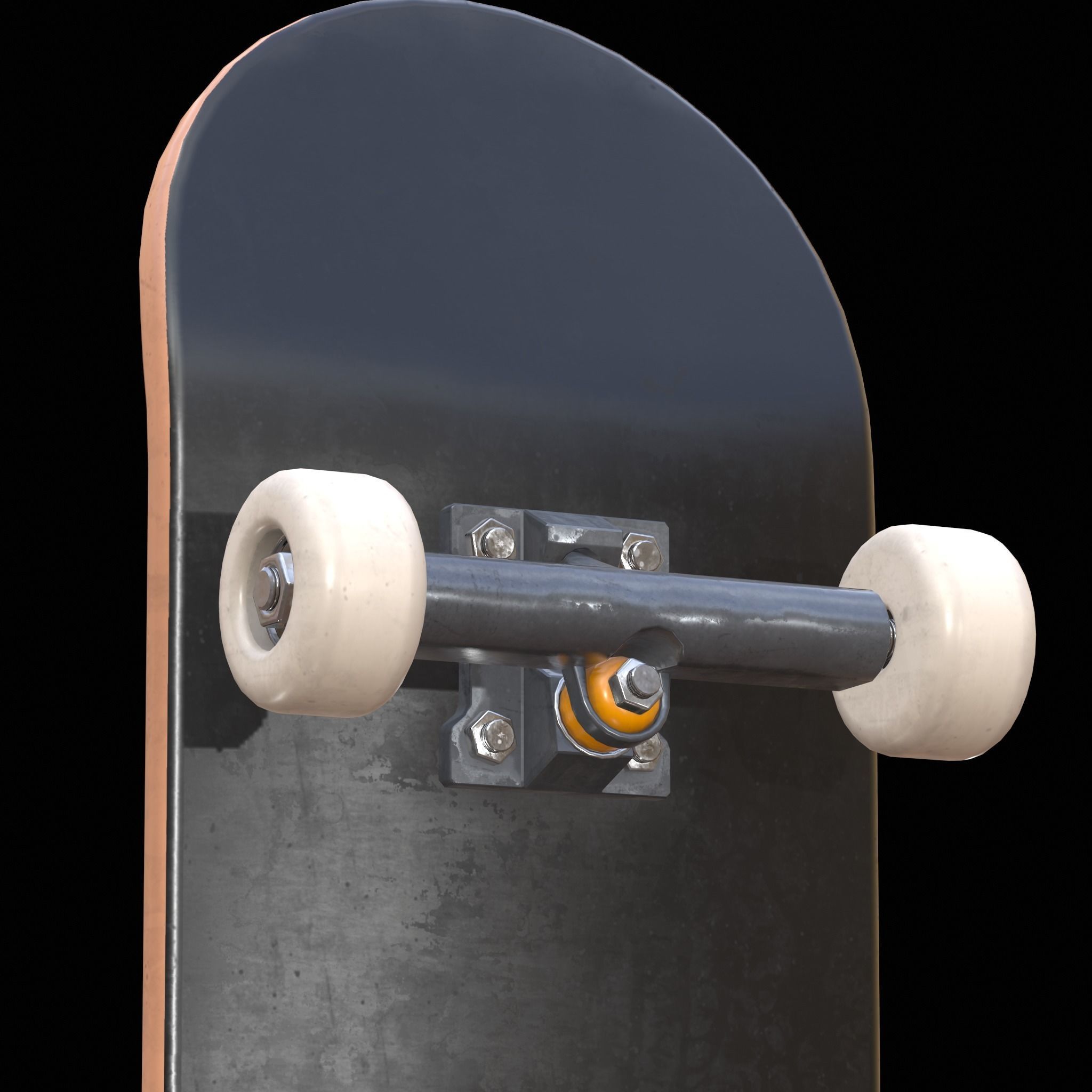 Finger Skateboard Low-poly 3D model_4