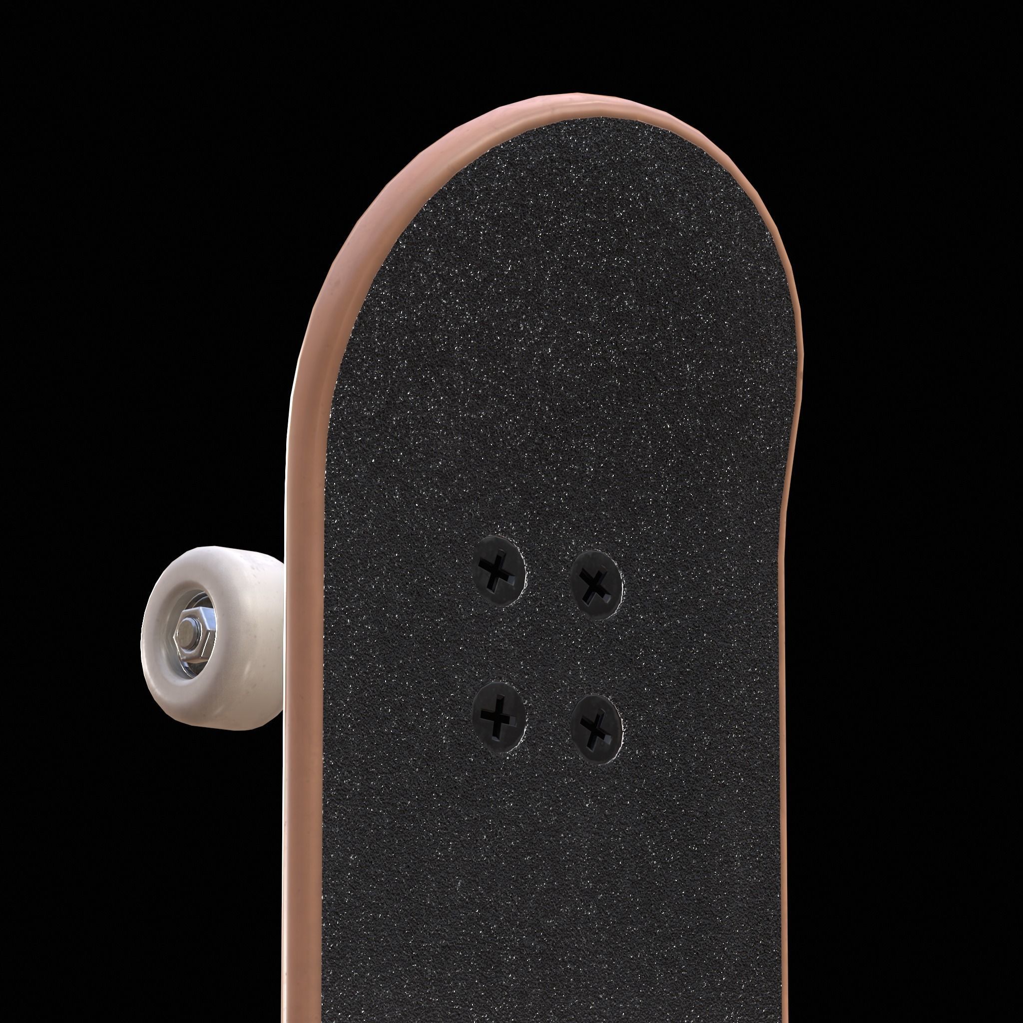 Finger Skateboard Low-poly 3D model_5