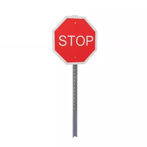 Stop Sign 3D model Stop Sign 3D model