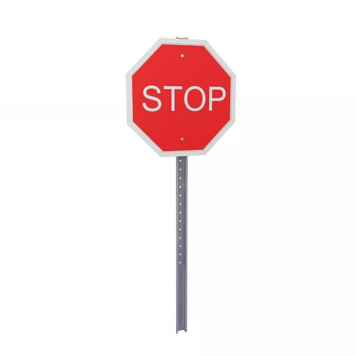 Stop Sign 3D model_0