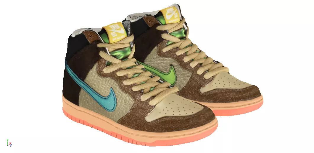 Concepts x Nike SB Dunk High Pro QS Mallard 3D model