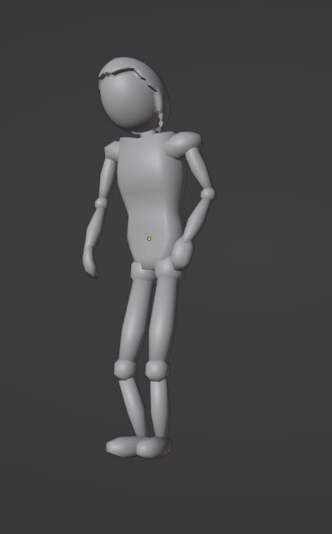 Silly Dancing Man  Low-poly 3D model_3