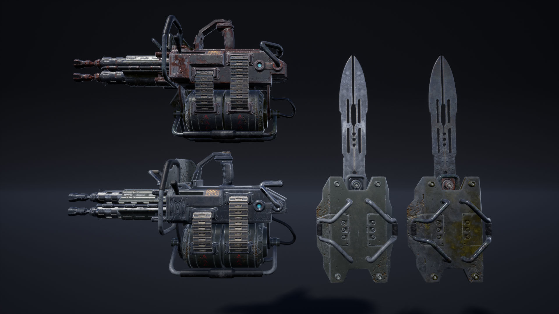 Dystopia Soldiers Pack Low-poly 3D model_15