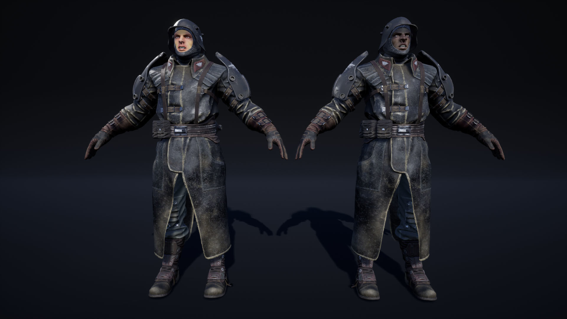 Dystopia Soldiers Pack Low-poly 3D model_18