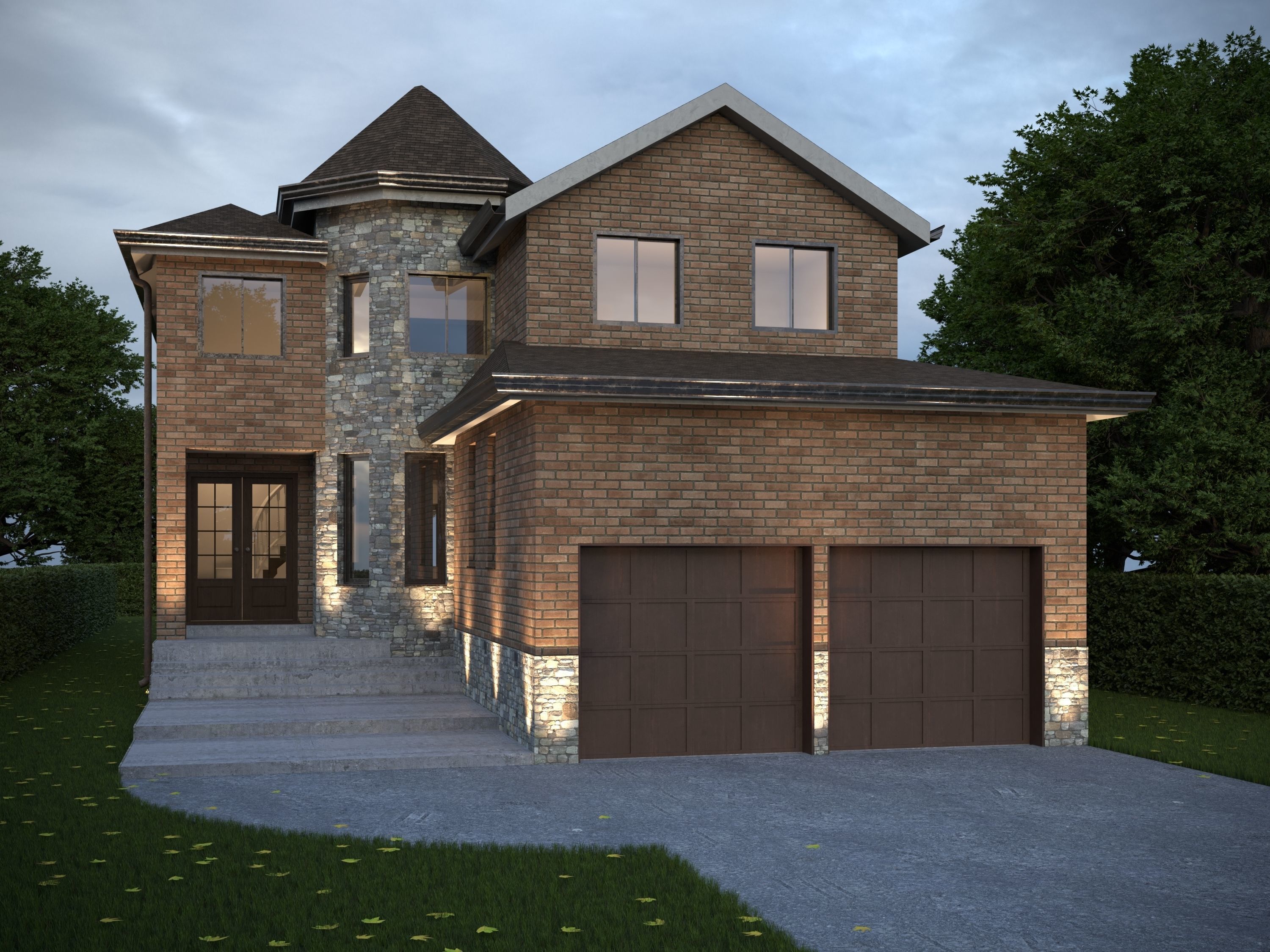 Residential-Building-vol-02-3Dmodel Low-poly 3D model_3