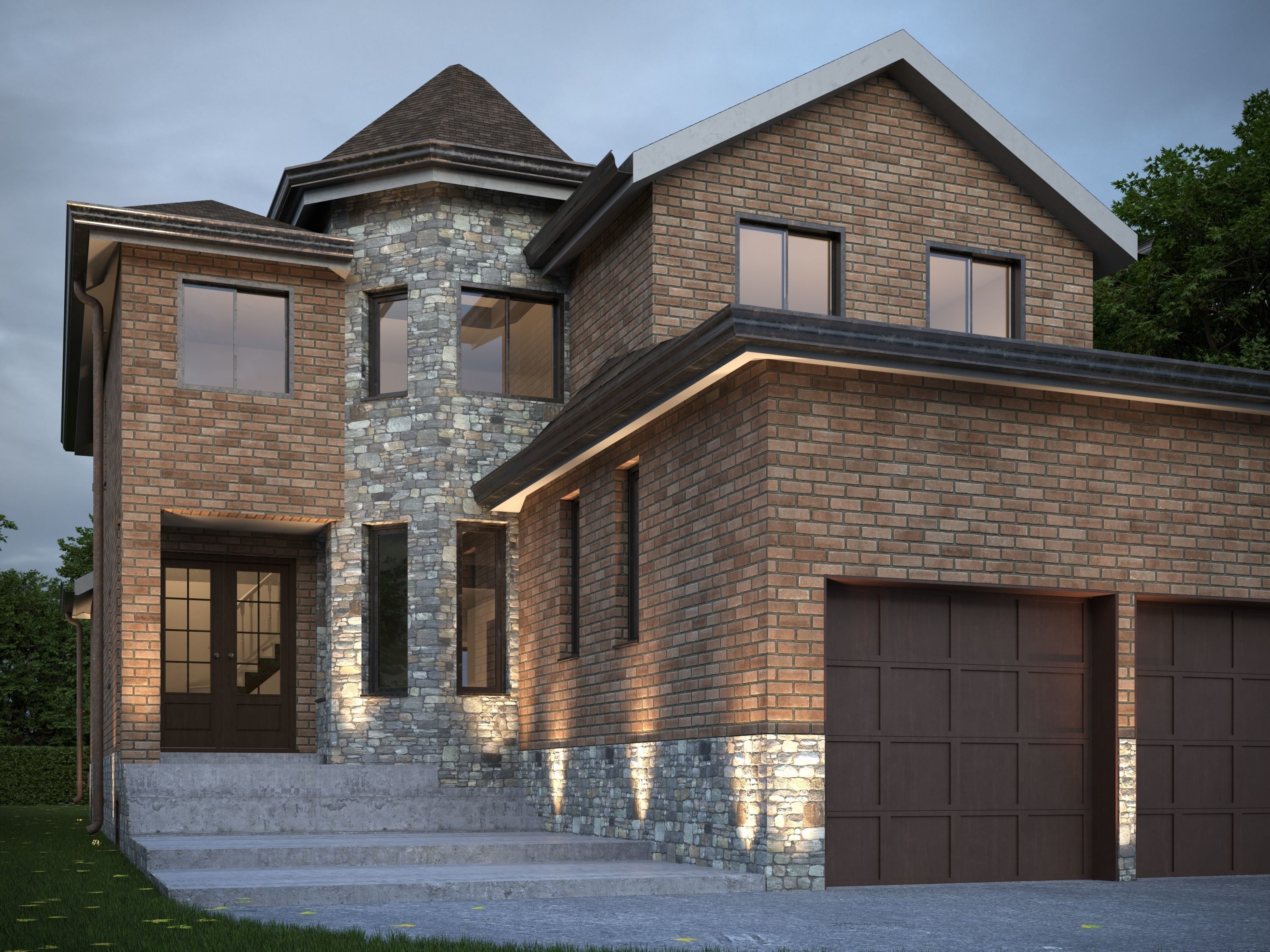 Residential-Building-vol-02-3Dmodel Low-poly 3D model_4