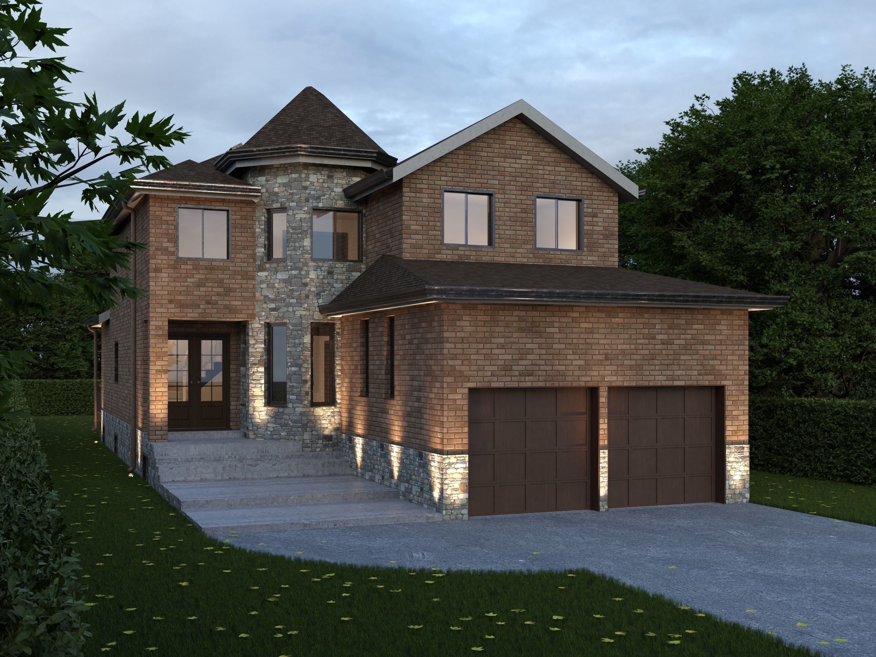 Residential-Building-vol-02-3Dmodel Low-poly 3D model_2