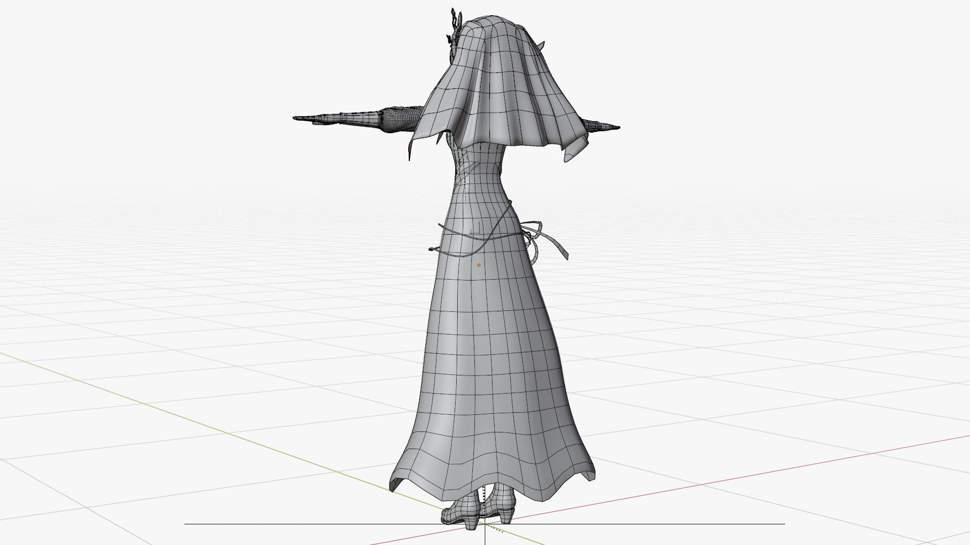 Honjou Nia Date a live Low-poly 3D model_19