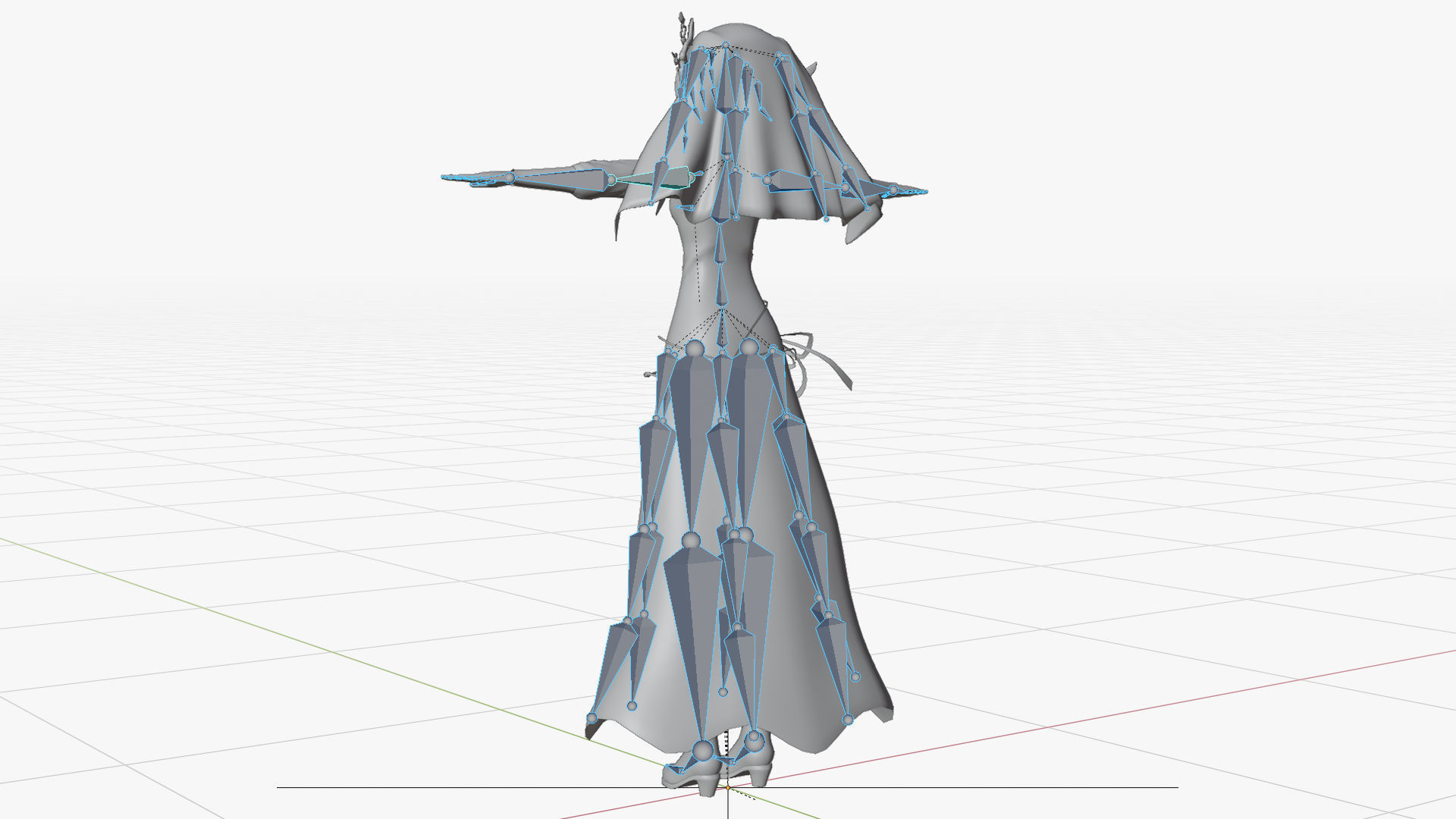 Honjou Nia Date a live Low-poly 3D model_20