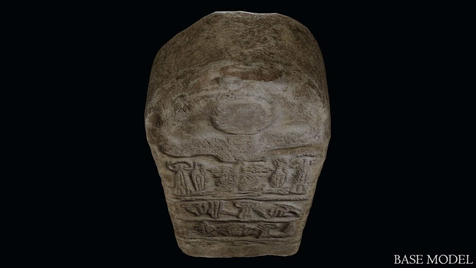 Stele of Tudhaliya IV Low-poly 3D model_36