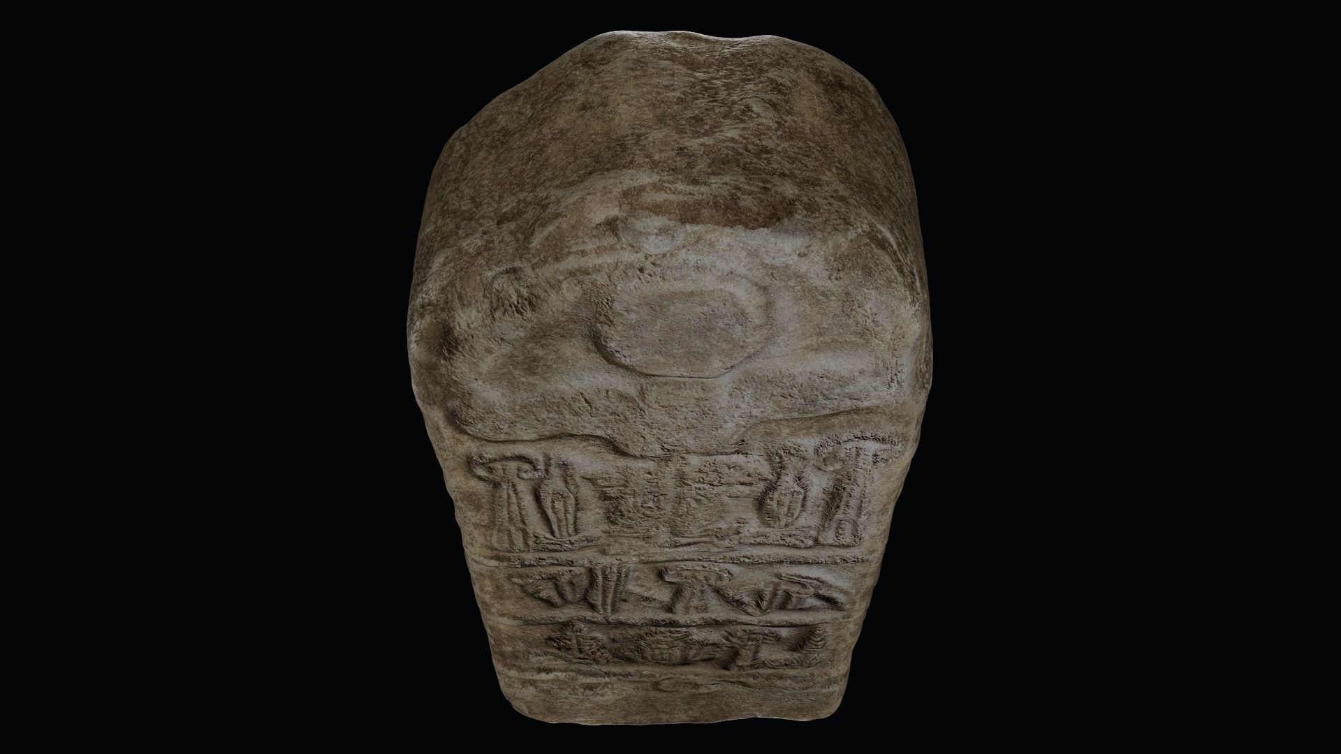 Stele of Tudhaliya IV Low-poly 3D model_11