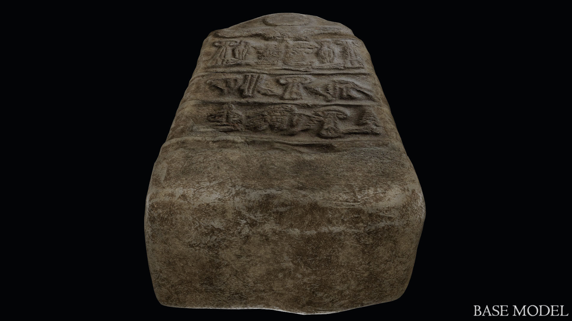 Stele of Tudhaliya IV Low-poly 3D model_38