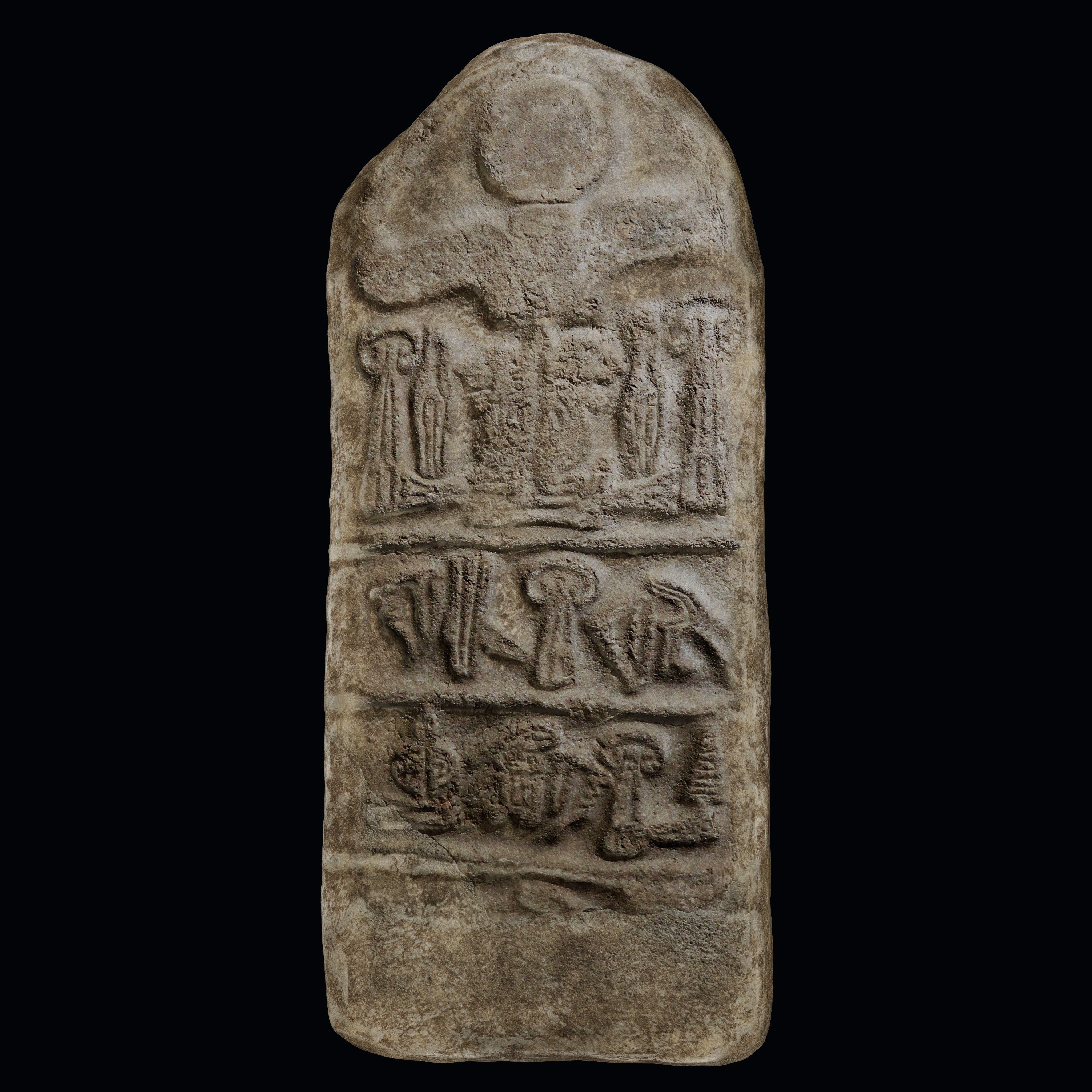 Stele of Tudhaliya IV Low-poly 3D model_2