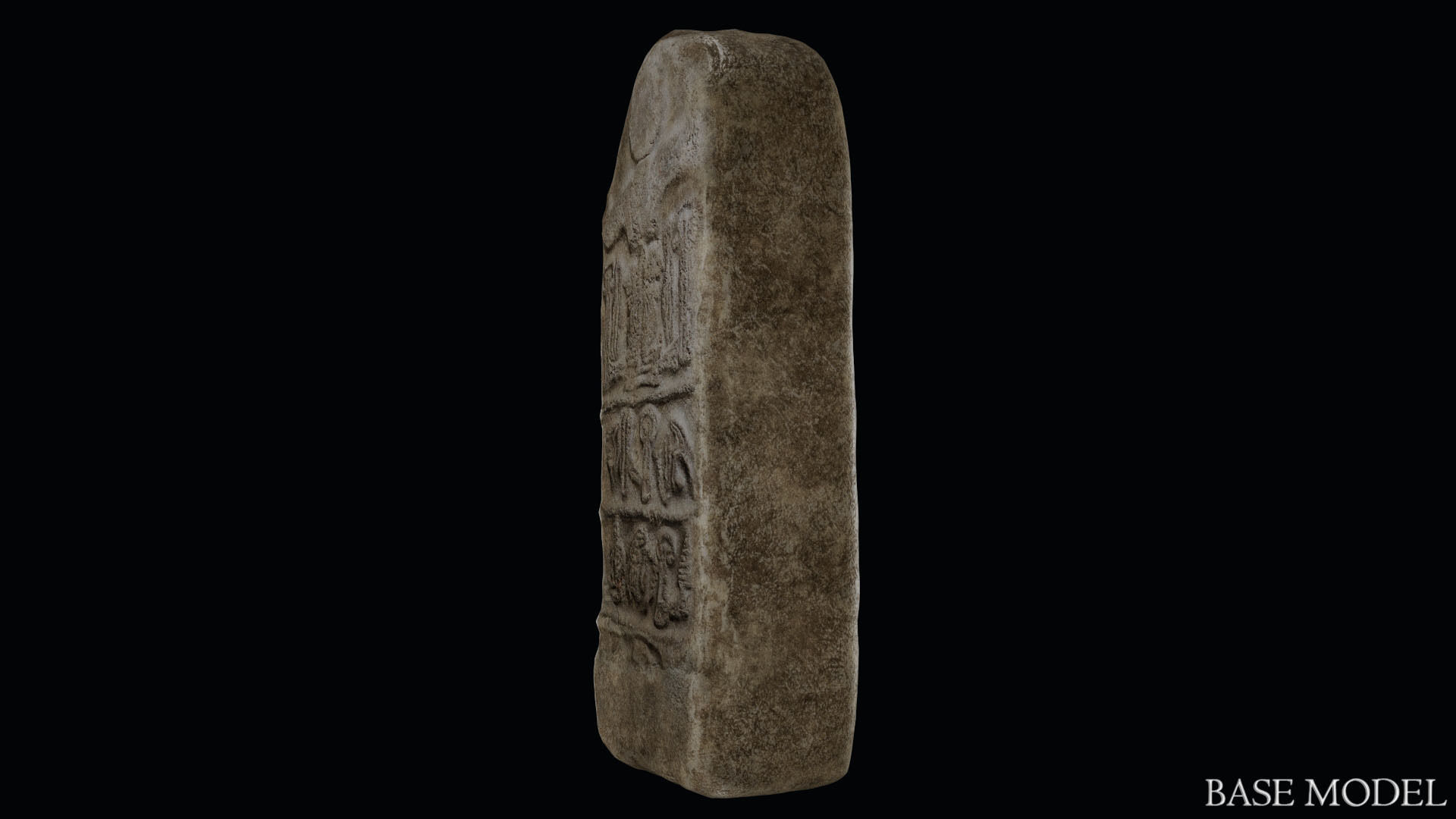 Stele of Tudhaliya IV Low-poly 3D model_42