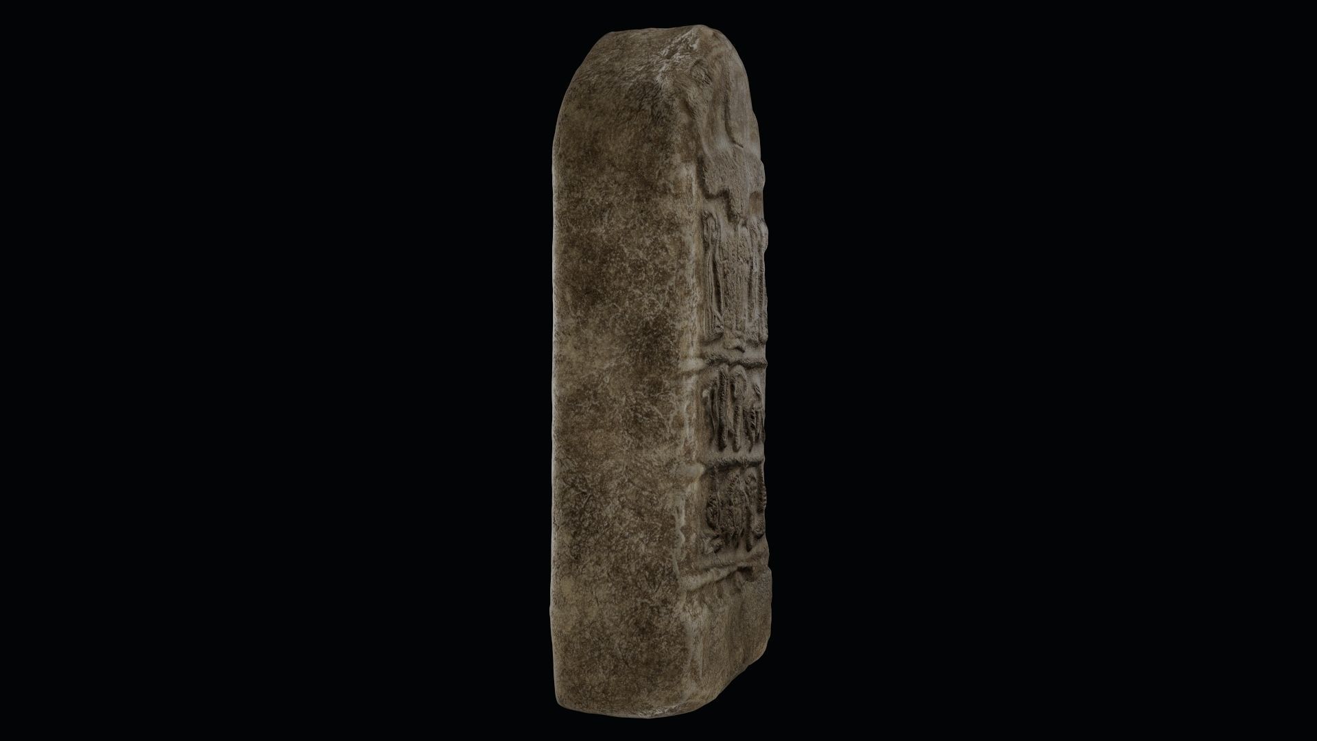 Stele of Tudhaliya IV Low-poly 3D model_5
