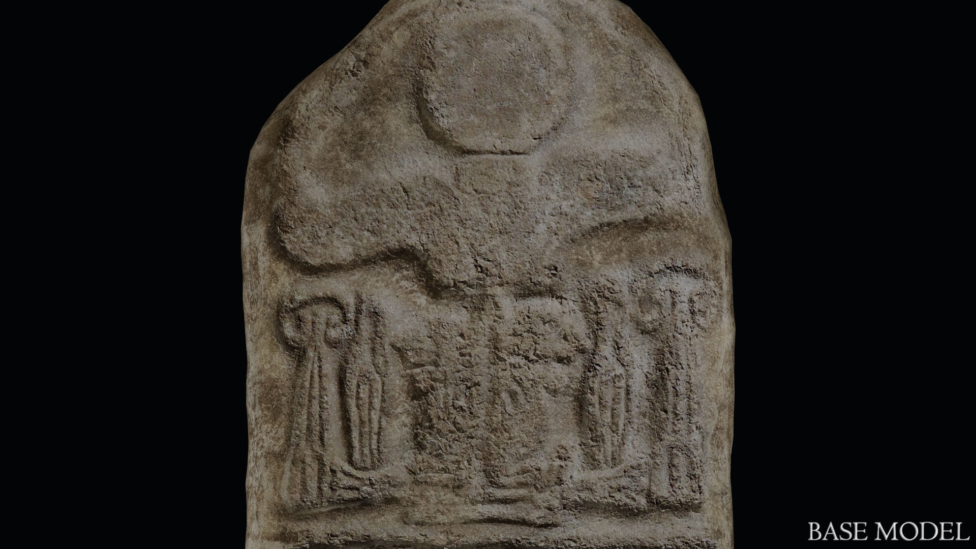 Stele of Tudhaliya IV Low-poly 3D model_46