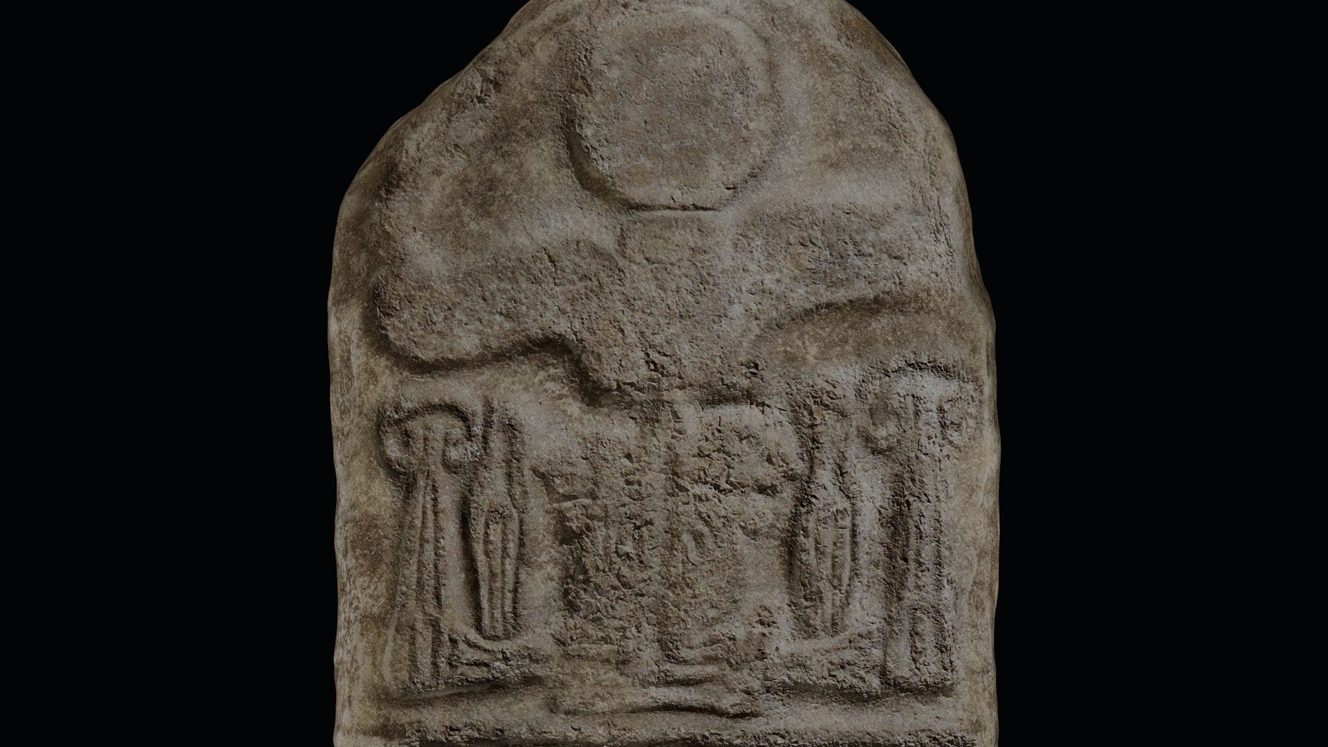 Stele of Tudhaliya IV Low-poly 3D model_16