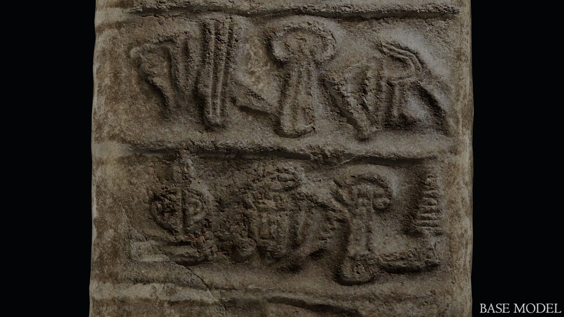 Stele of Tudhaliya IV Low-poly 3D model_48