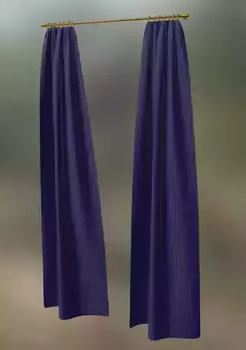 curtain two curtains hanging on wooden railing