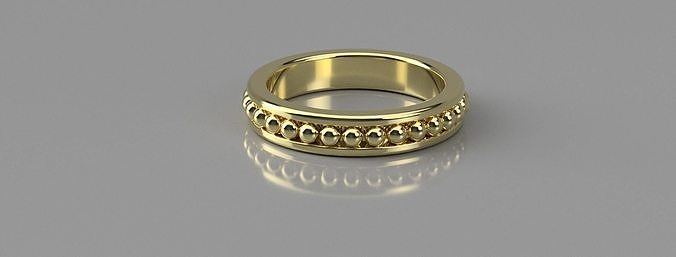 Wedding ring 3D print model