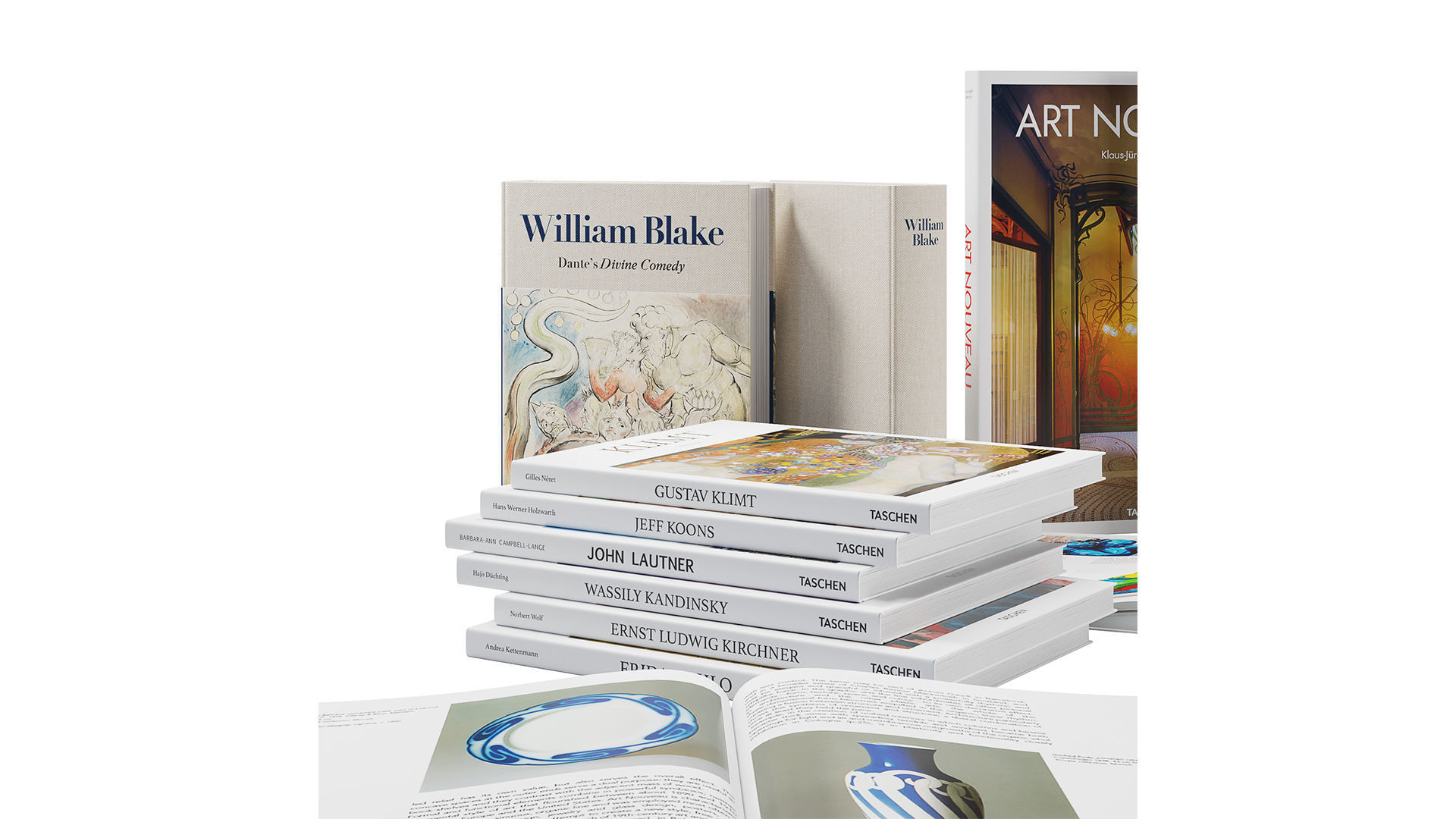 Books Set 6 book 3D model_6