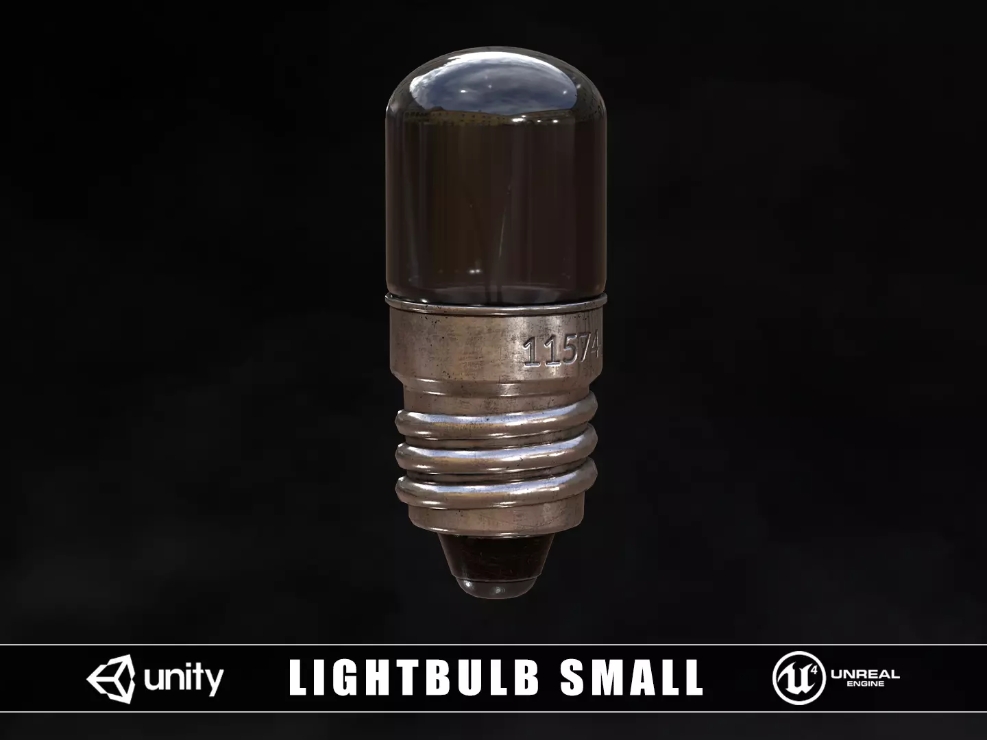 Lightbulb Small Low-poly 3D model_0