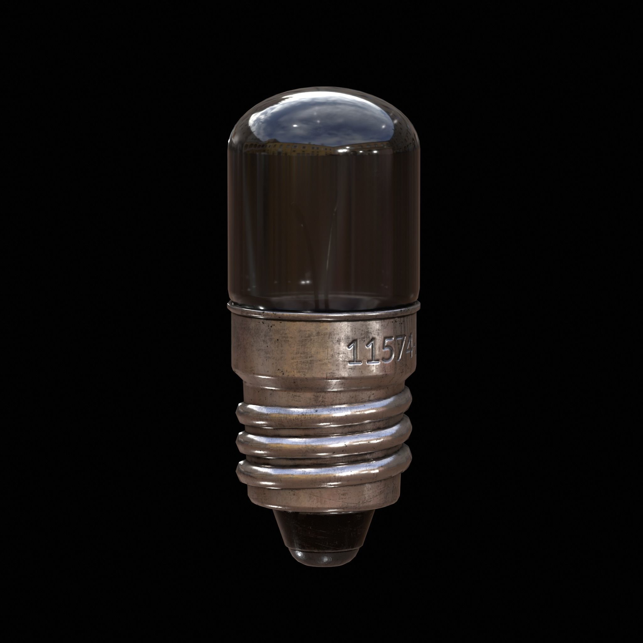 Lightbulb Small Low-poly 3D model_2