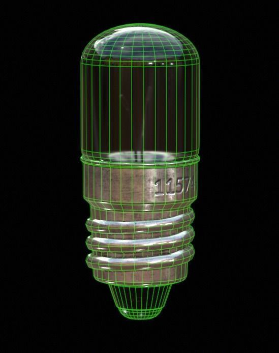 Lightbulb Small Low-poly 3D model_7