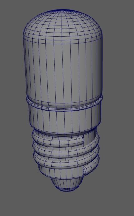 Lightbulb Small Low-poly 3D model_5