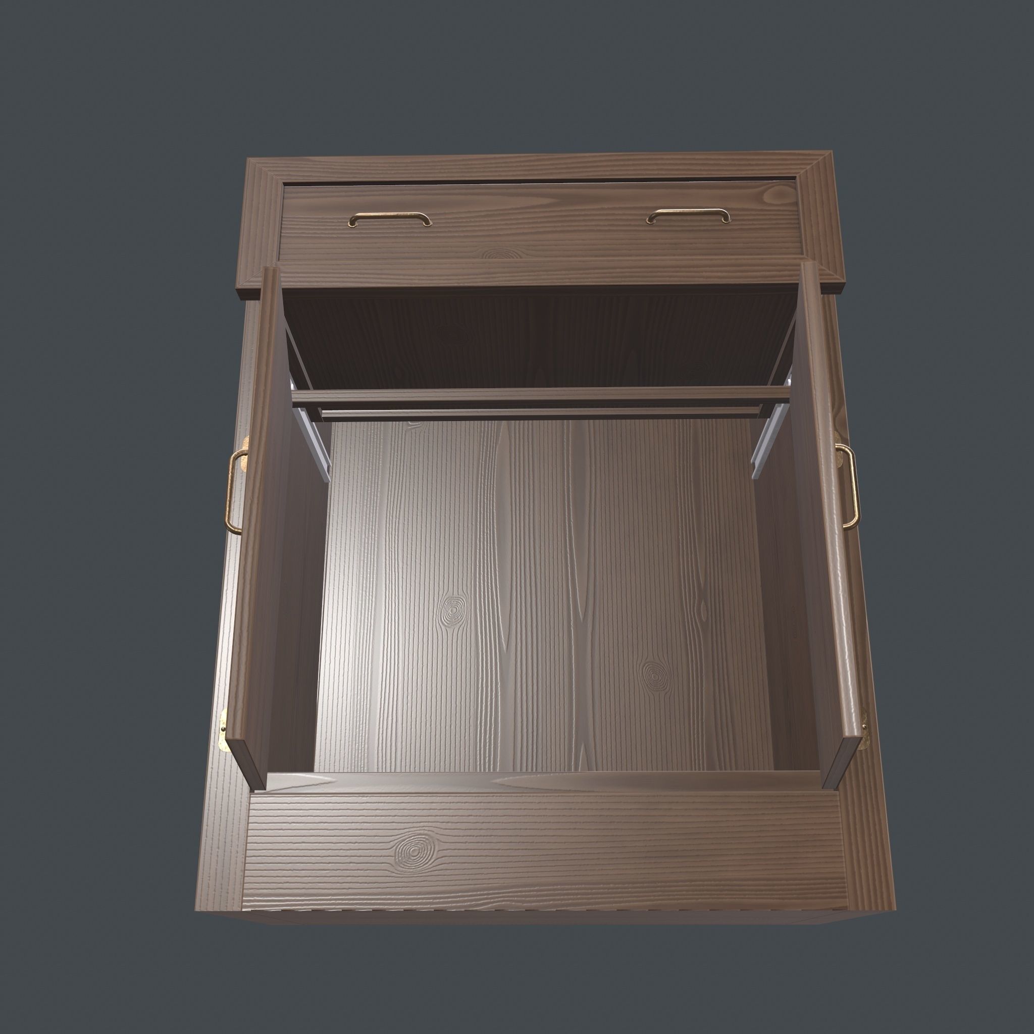 Chest of drawers - 2 3D model_15