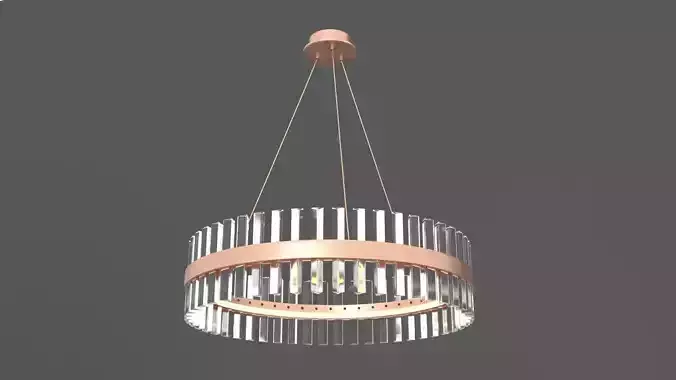 Chandelier crystal pendant light