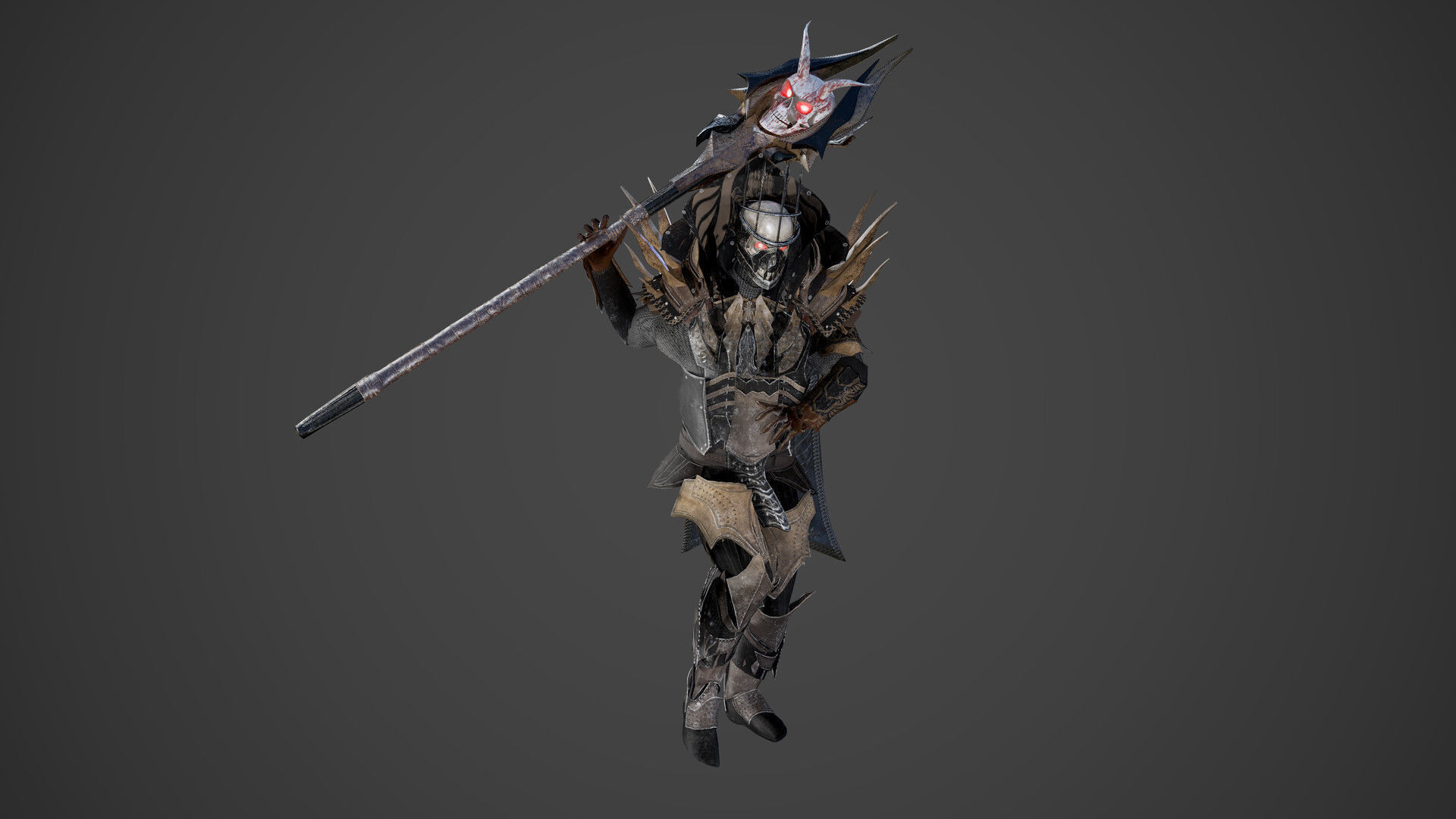 King of Darkness Low-poly 3D model_9